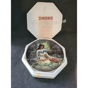 The Hamilton Collection Wild Flower‎ Vintage Collector's Plate #3313D With COA